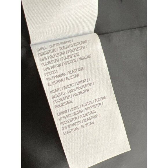 Laurie Flelt Women Black Cropped Back Pleated Blazer  Size 4 - Picture 16 of 16